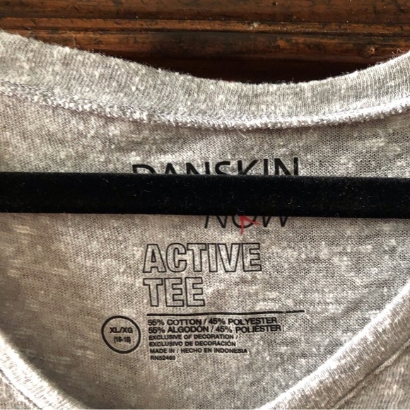 Danskin Now gray active short sleeve tee in size XL - Picture 3 of 3